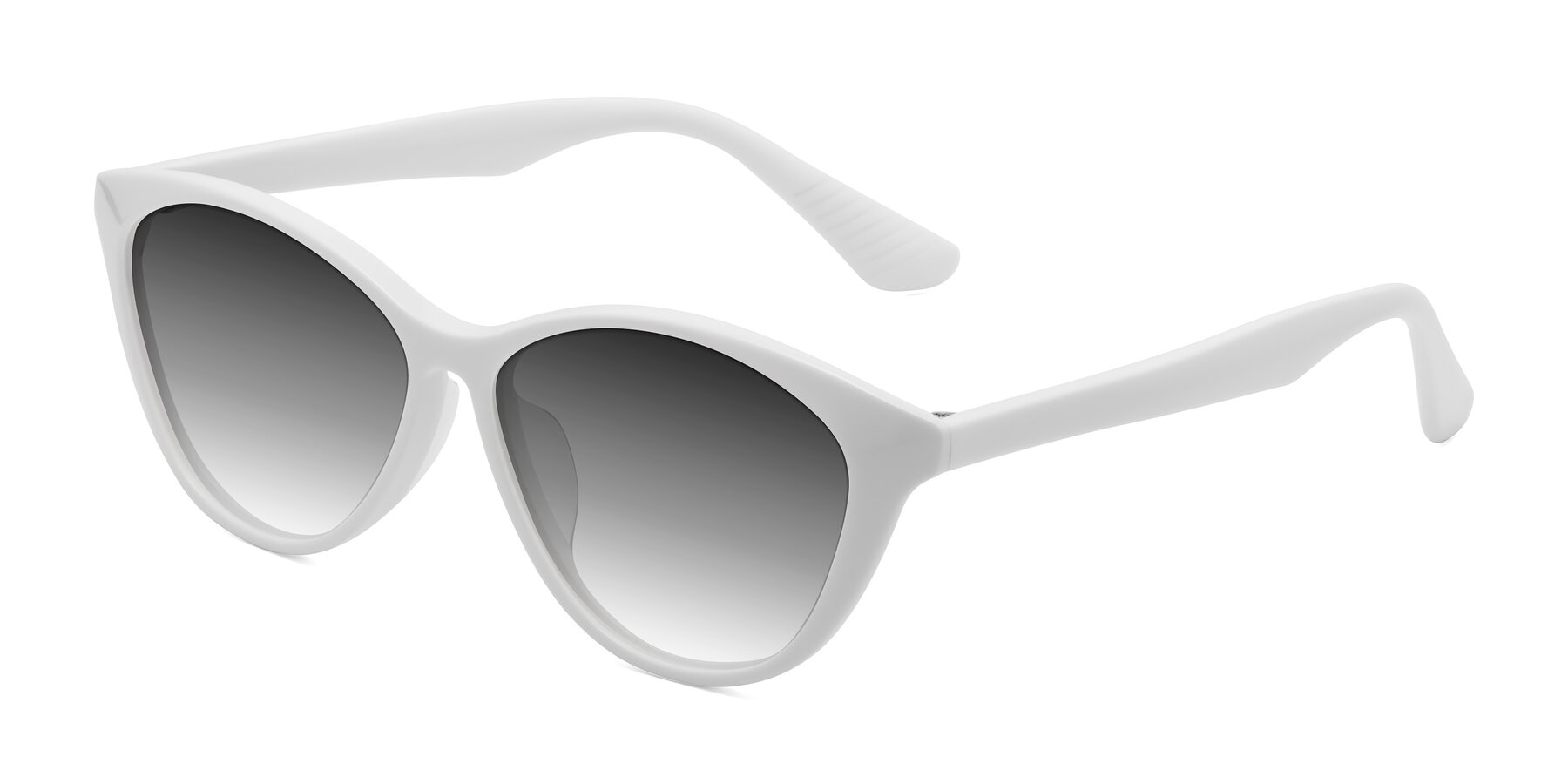 Angle of Casualness in Milky White with Gray Gradient Lenses