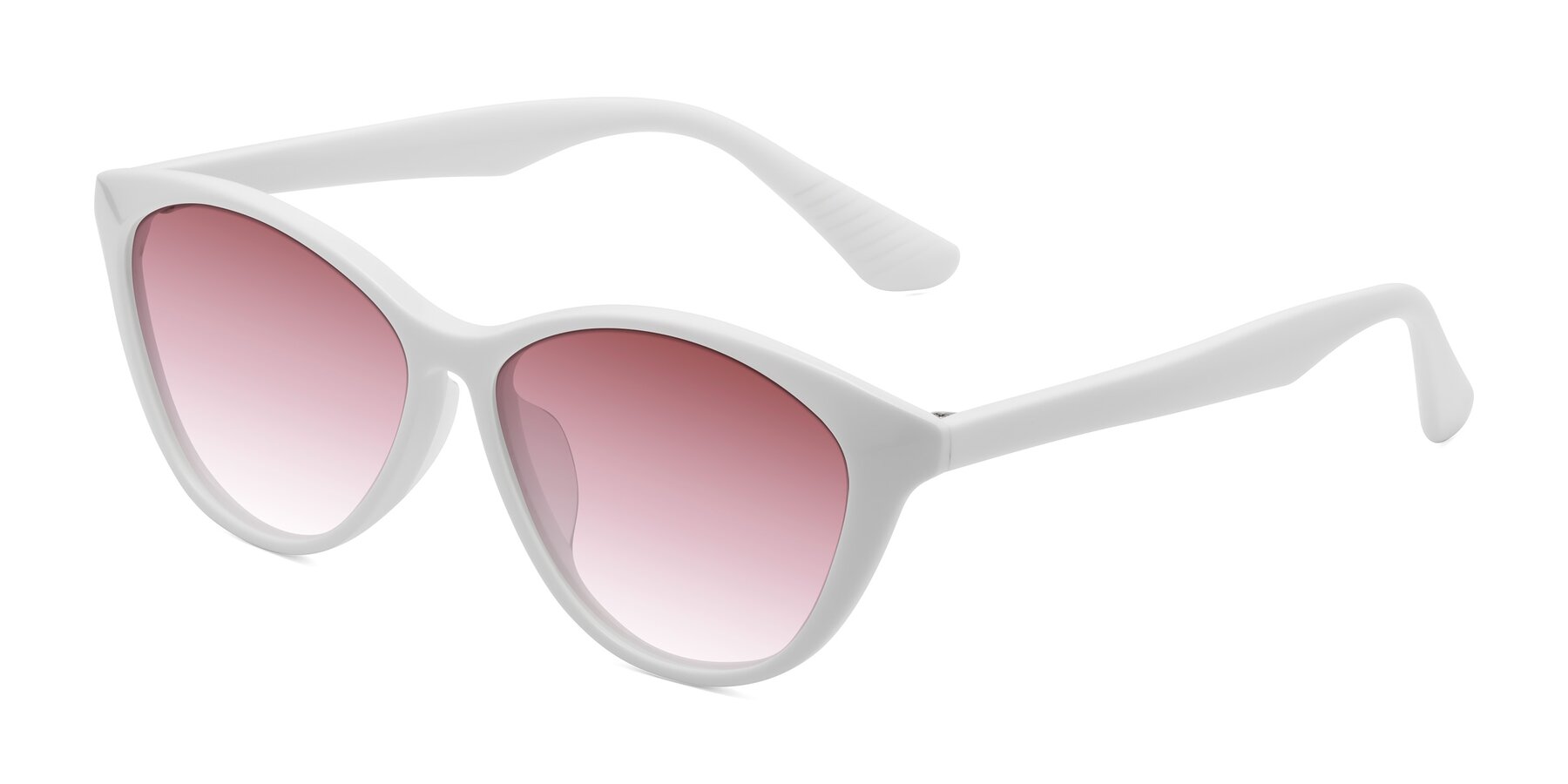 Angle of Casualness in Milky White with Garnet Gradient Lenses