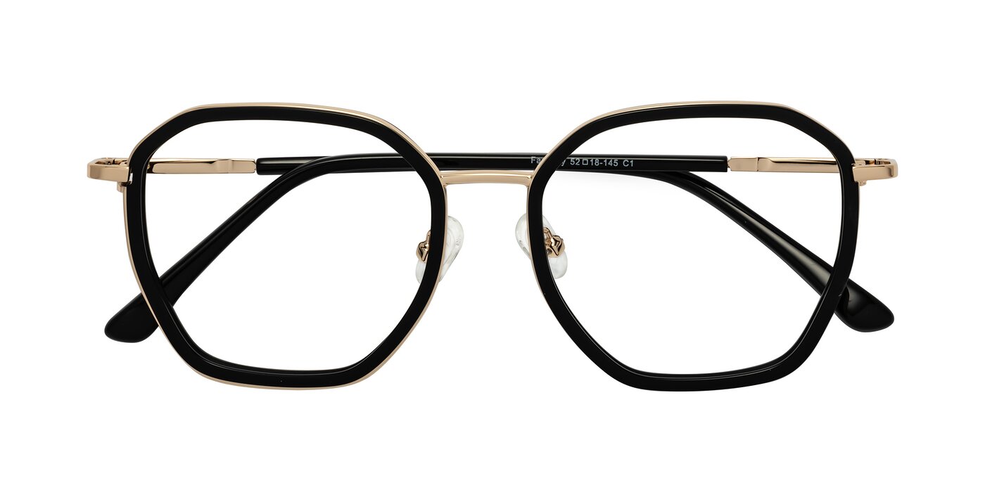 Fammily - Black / Gold Eyeglasses