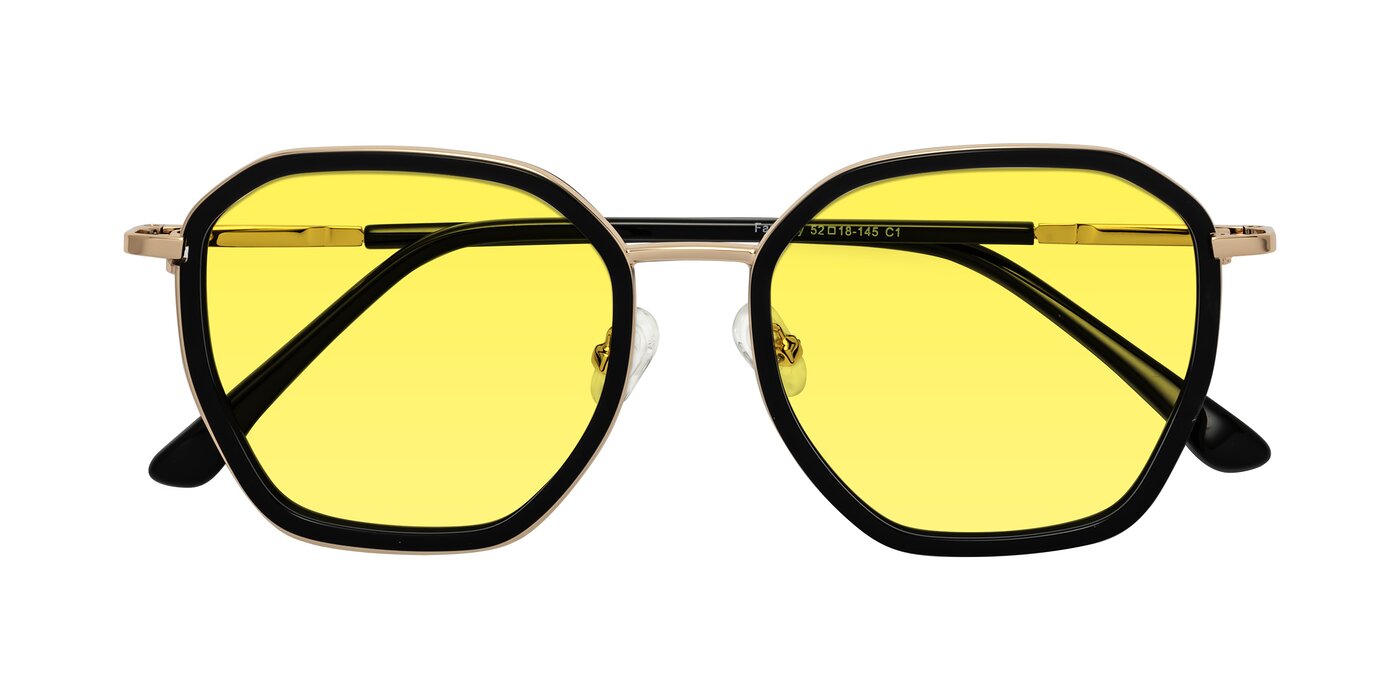 Fammily - Black / Gold Tinted Sunglasses