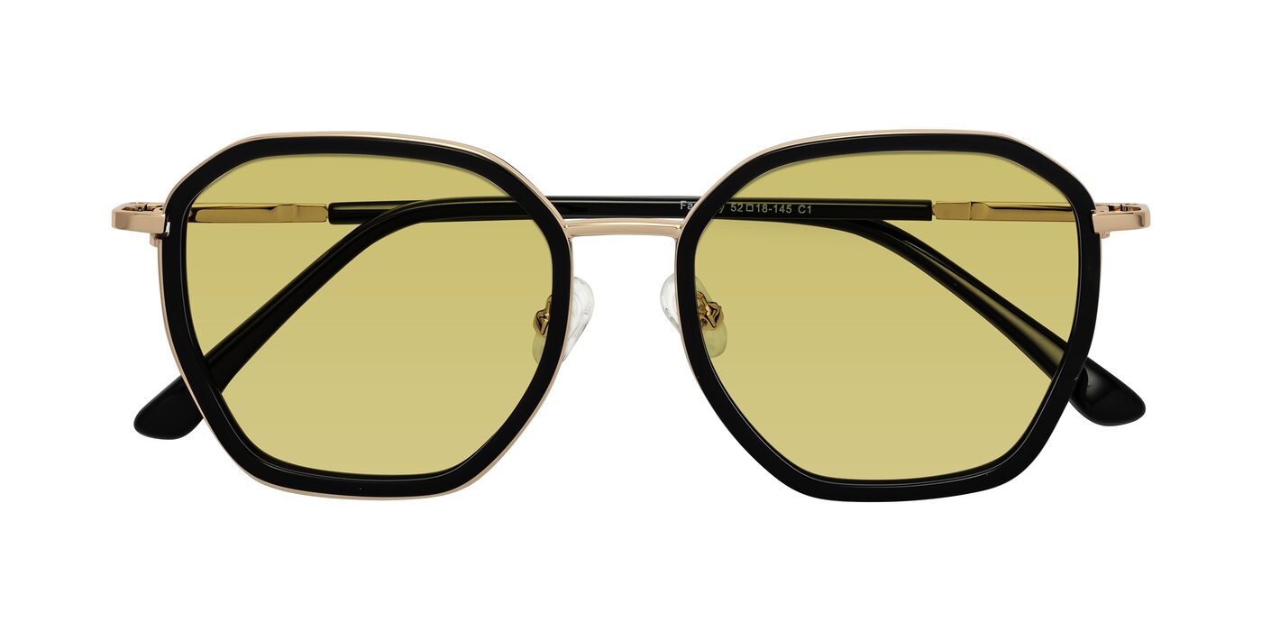 Fammily - Black / Gold Tinted Sunglasses