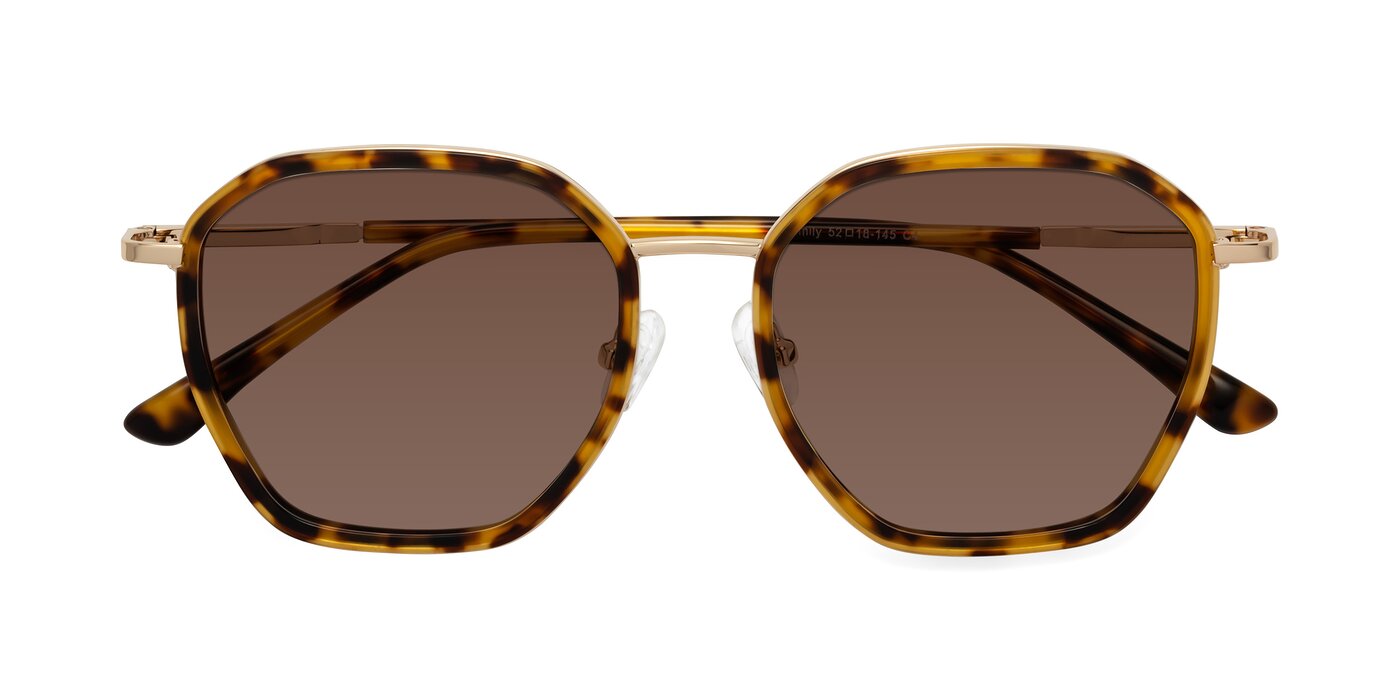 Fammily - Tortoise / Gold Tinted Sunglasses