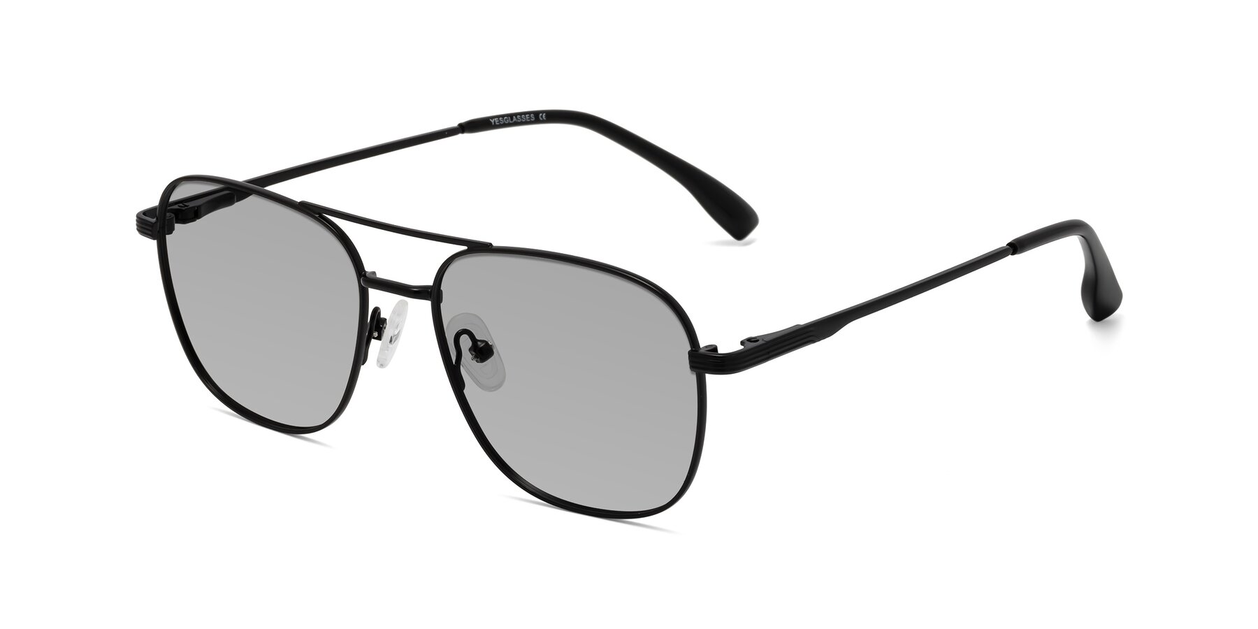 Angle of Summer in Black with Light Gray Tinted Lenses