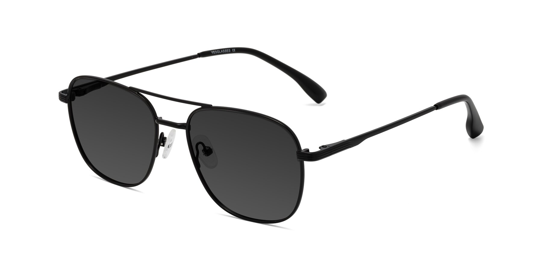 Angle of Summer in Black with Gray Tinted Lenses