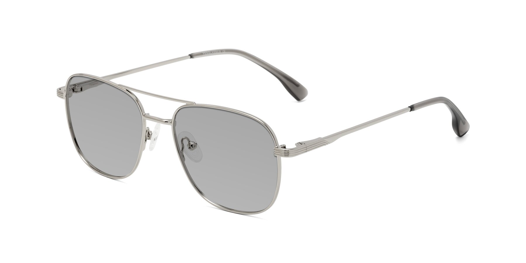 Angle of Summer in Silver with Light Gray Tinted Lenses