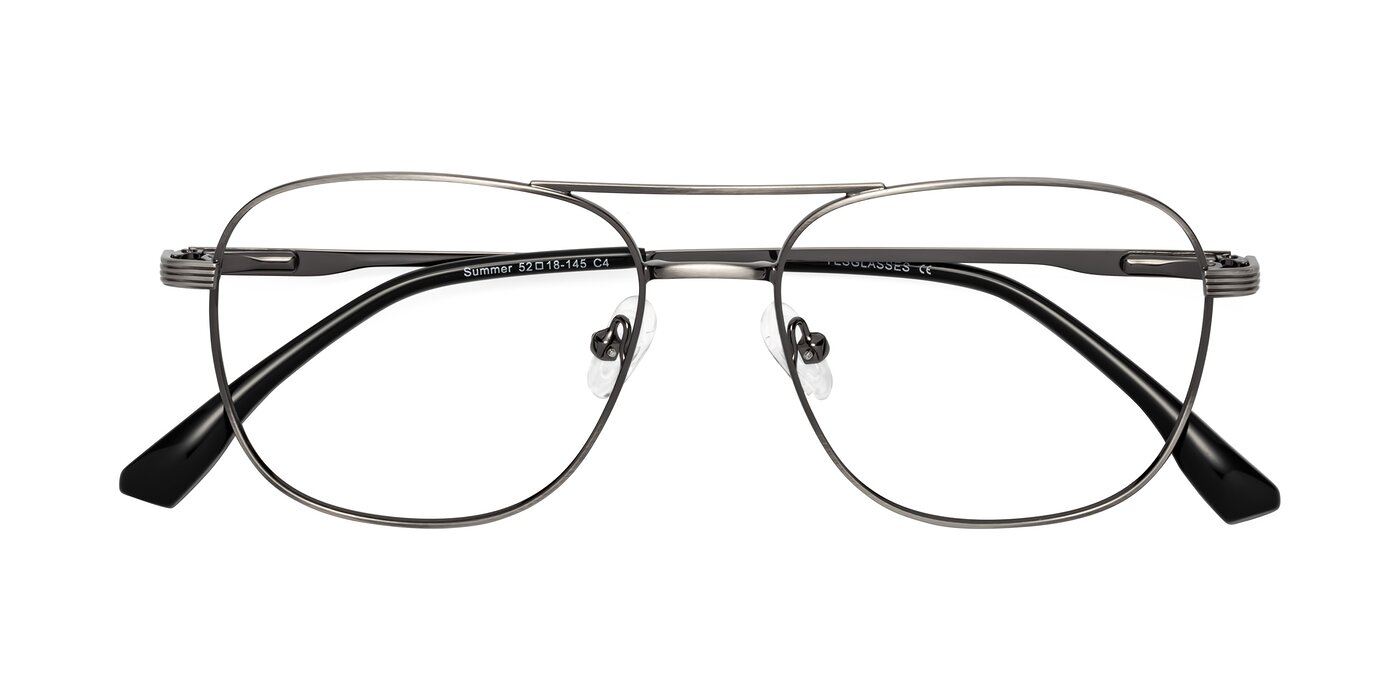 Summer - Gunmetal Eyeglasses