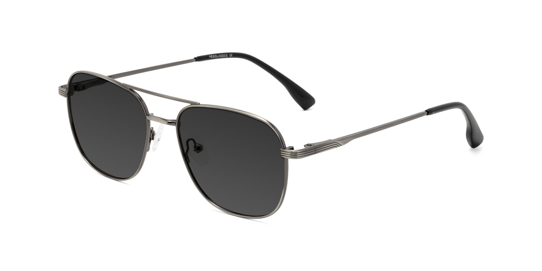 Angle of Summer in Gunmetal with Gray Tinted Lenses