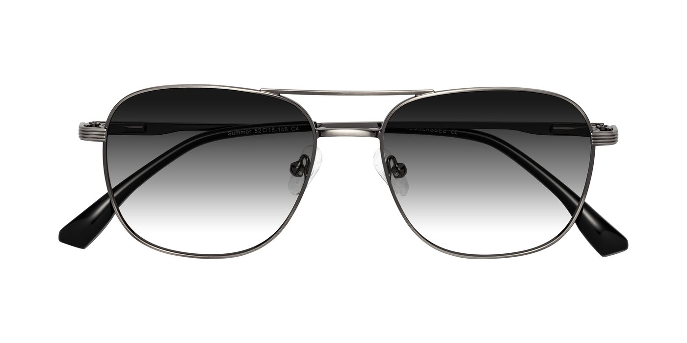 Summer - Gunmetal Gradient Sunglasses