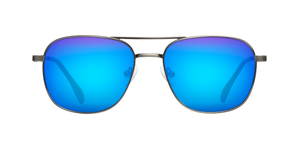 Summer - Gunmetal Flash Mirrored Sunglasses