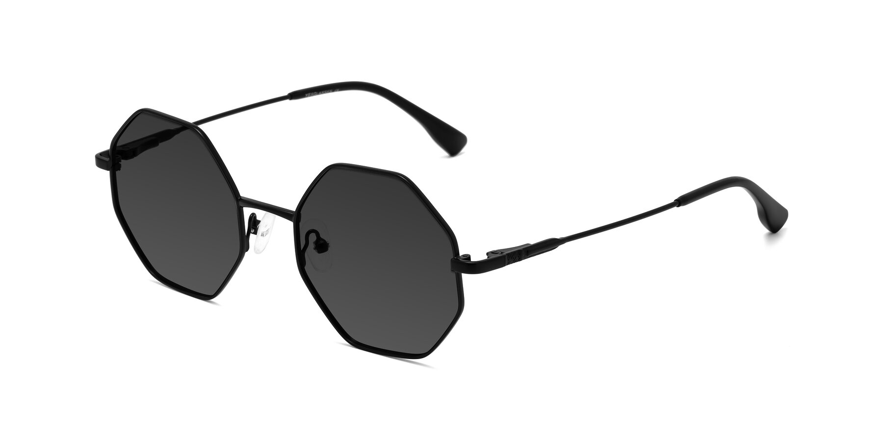 Angle of Fall in Black with Gray Tinted Lenses