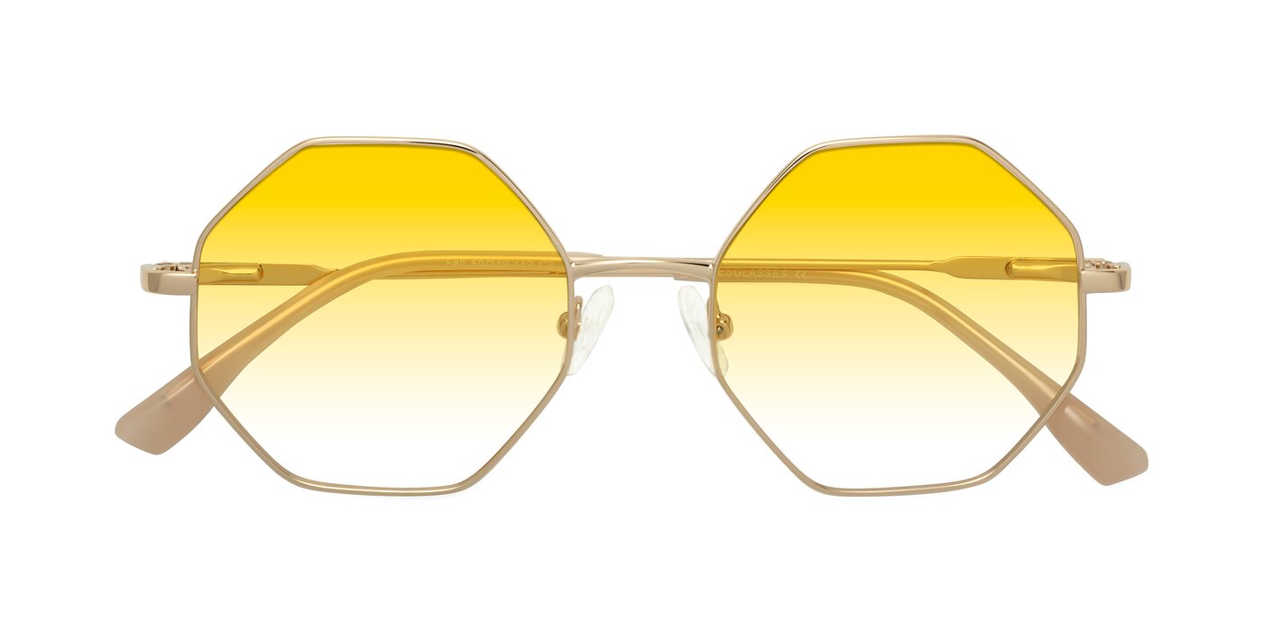 Fall - Gold Gradient Sunglasses