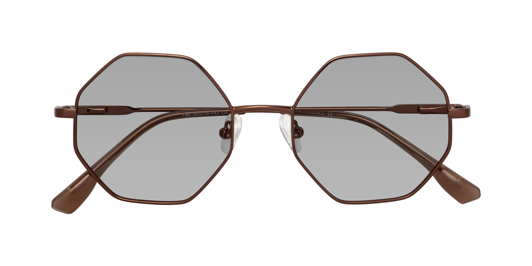 Folded Front of Fall in Bronze with Light Gray Tinted Lenses