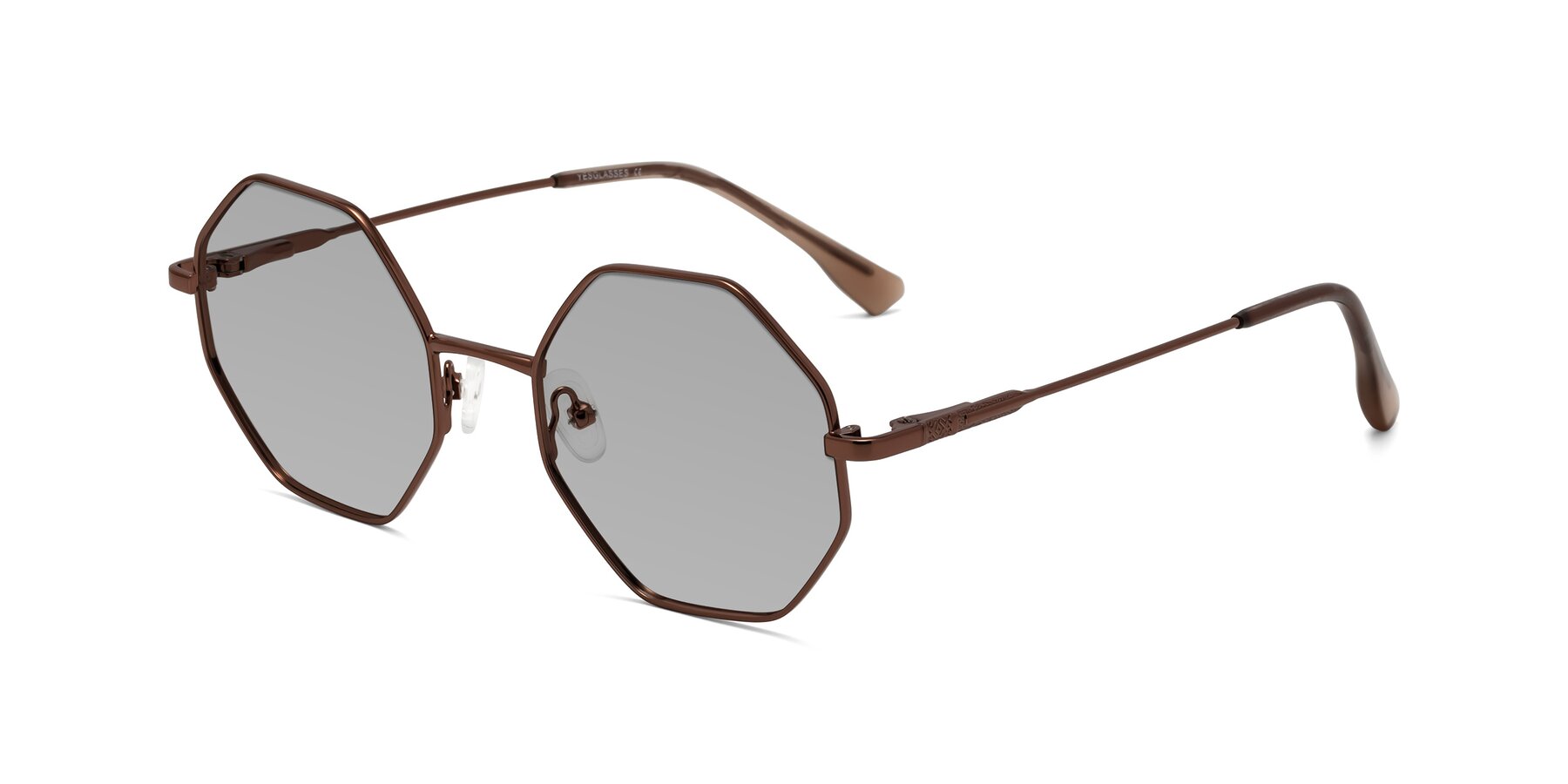 Angle of Fall in Bronze with Light Gray Tinted Lenses