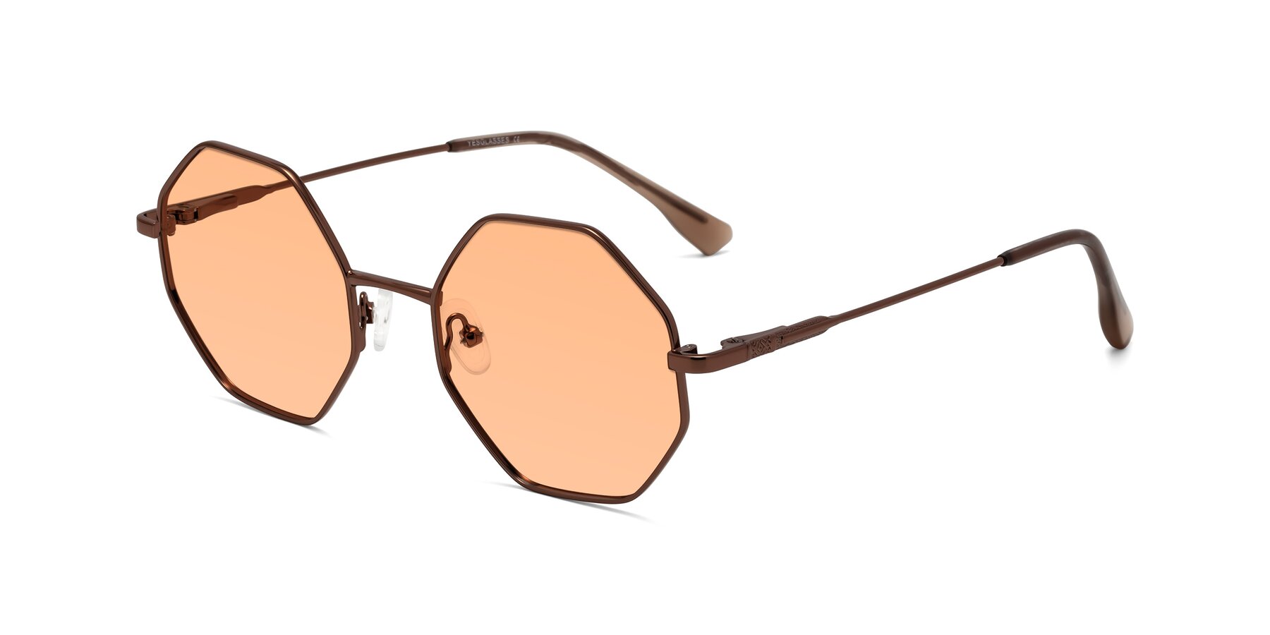 Angle of Fall in Bronze with Light Orange Tinted Lenses