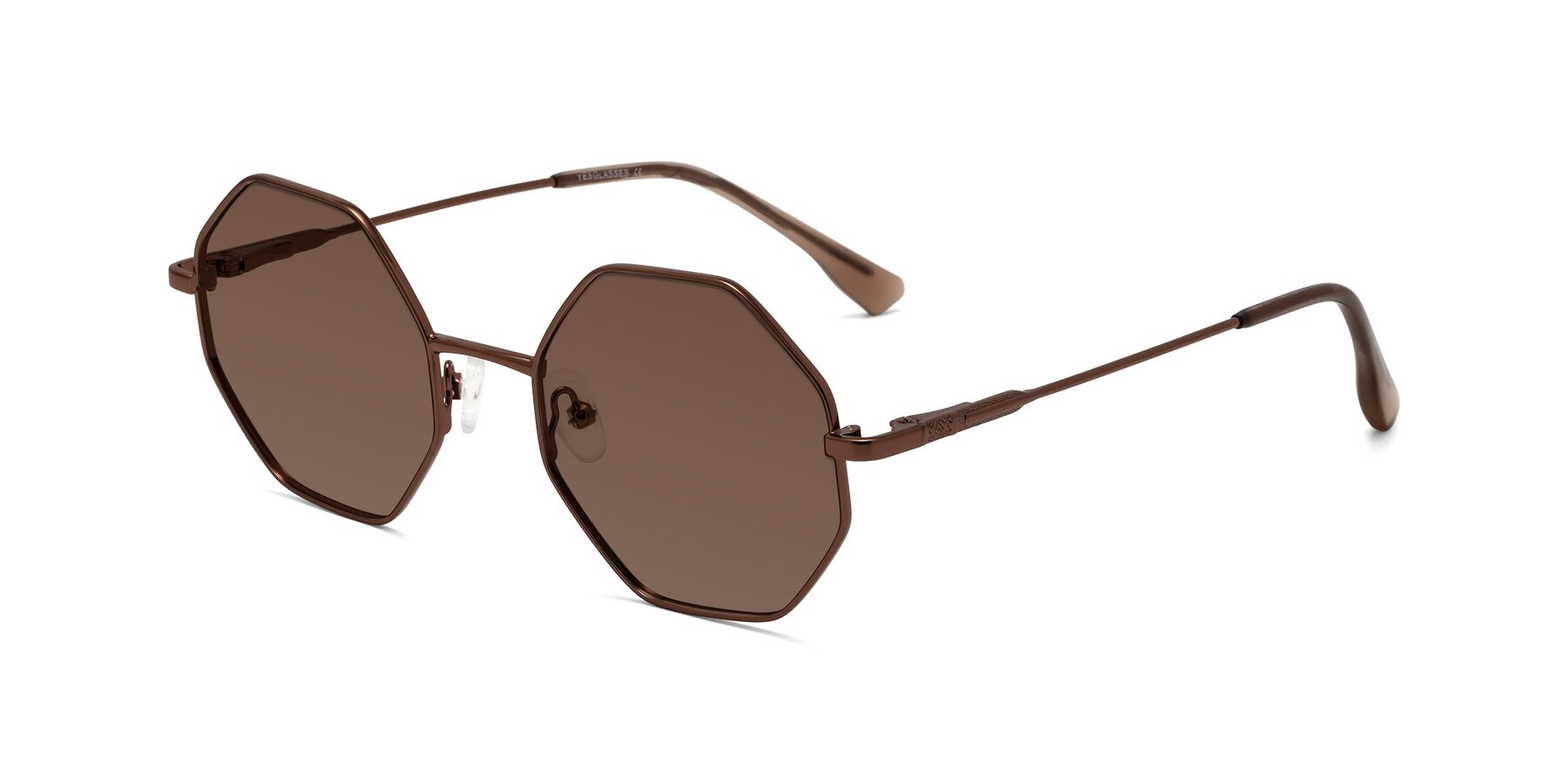 Angle of Fall in Bronze with Brown Tinted Lenses