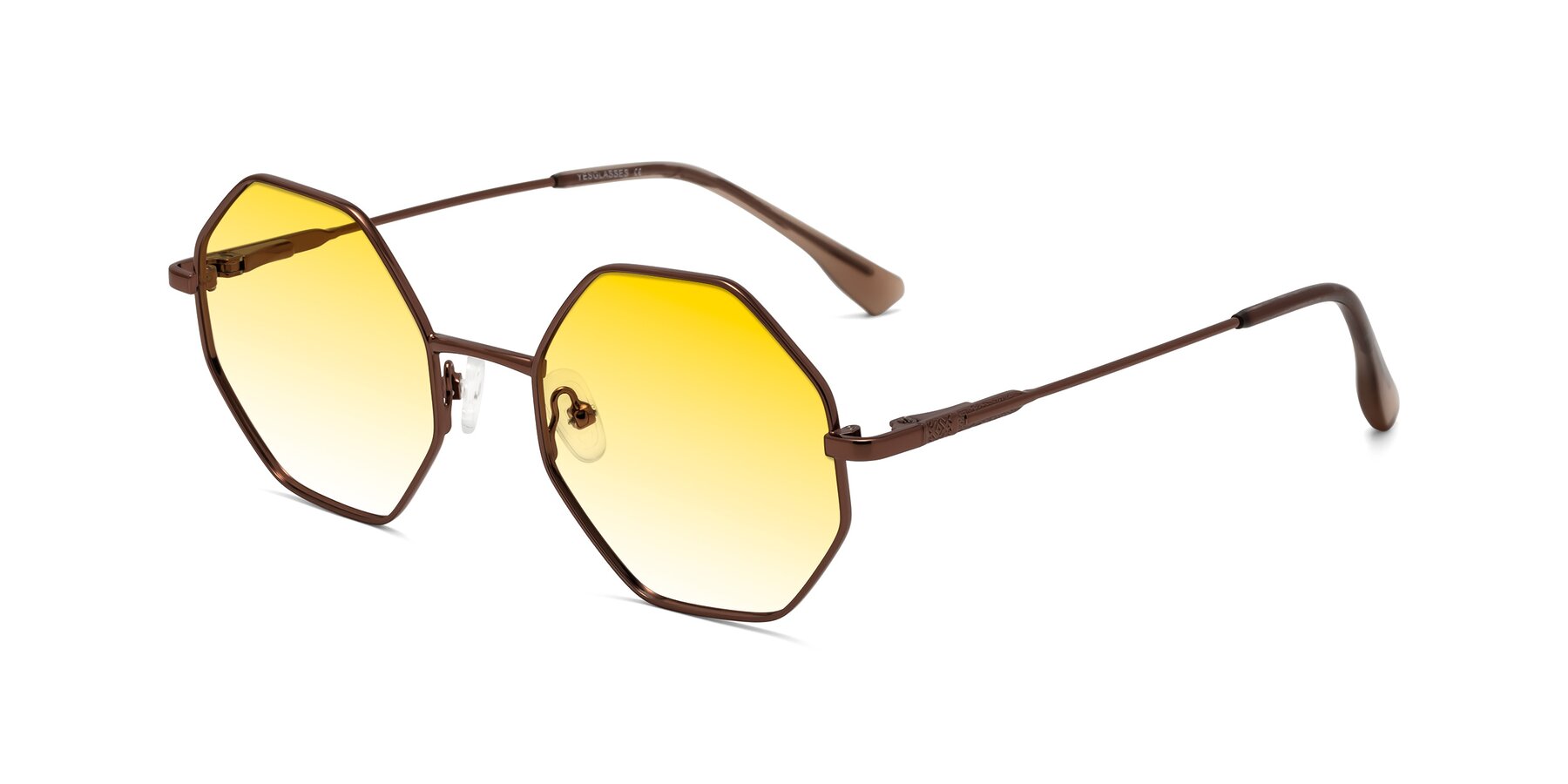 Angle of Fall in Bronze with Yellow Gradient Lenses