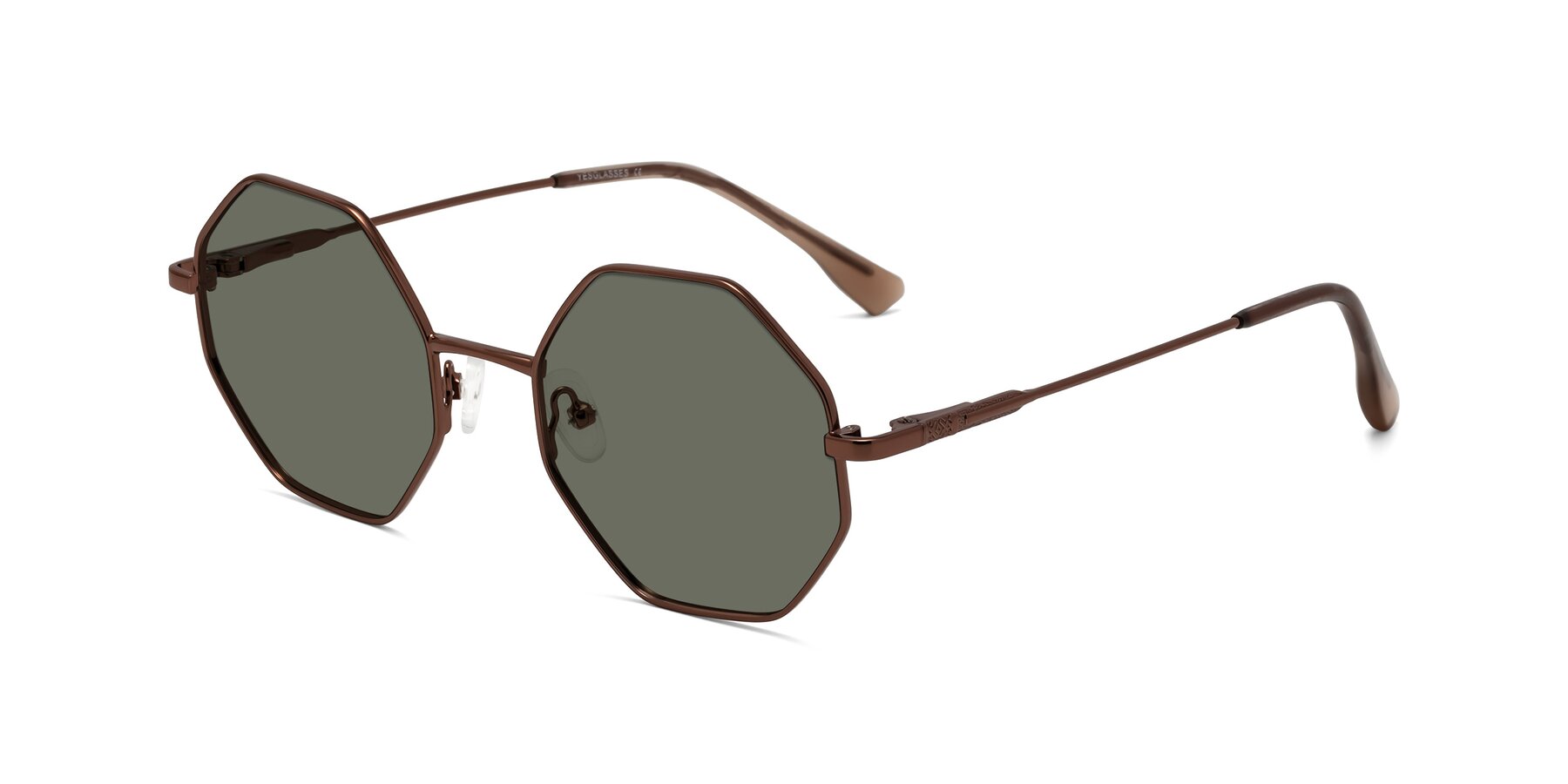 Angle of Fall in Bronze with Gray Polarized Lenses