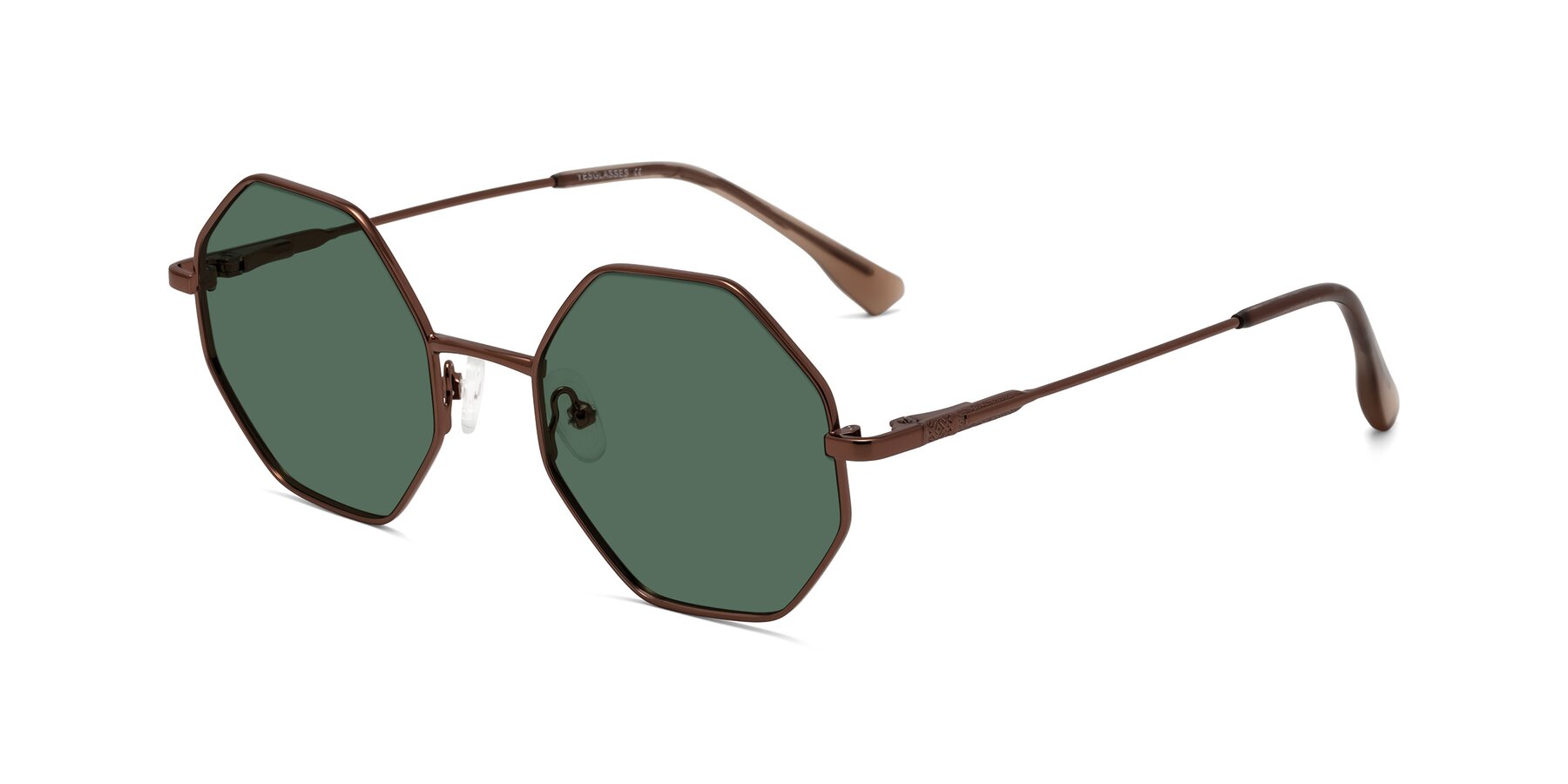 Angle of Fall in Bronze with Green Polarized Lenses