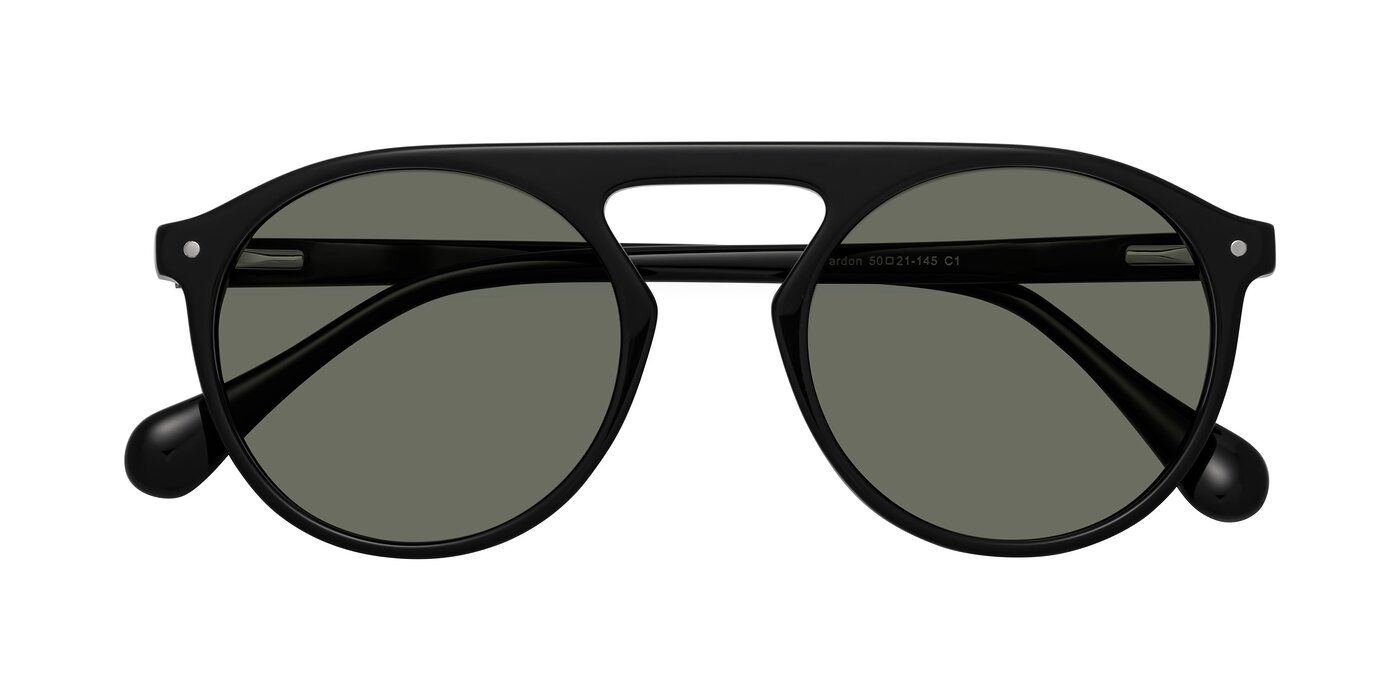 Gardon - Black Polarized Sunglasses