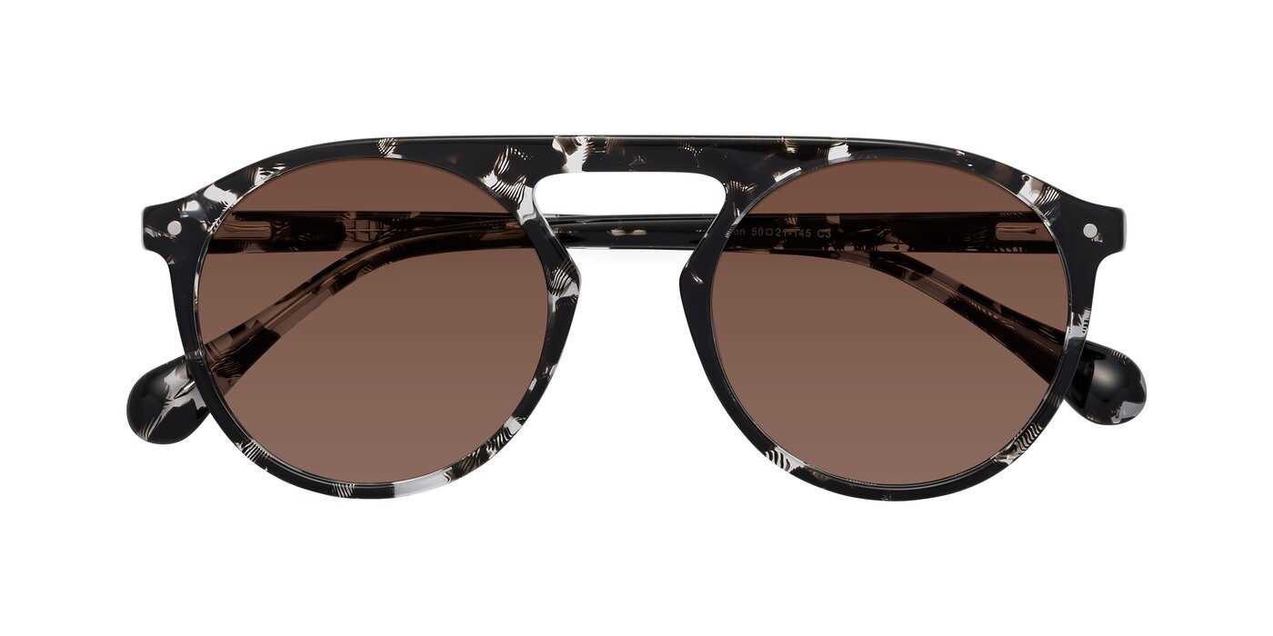 Gardon - Black Tortoise Tinted Sunglasses