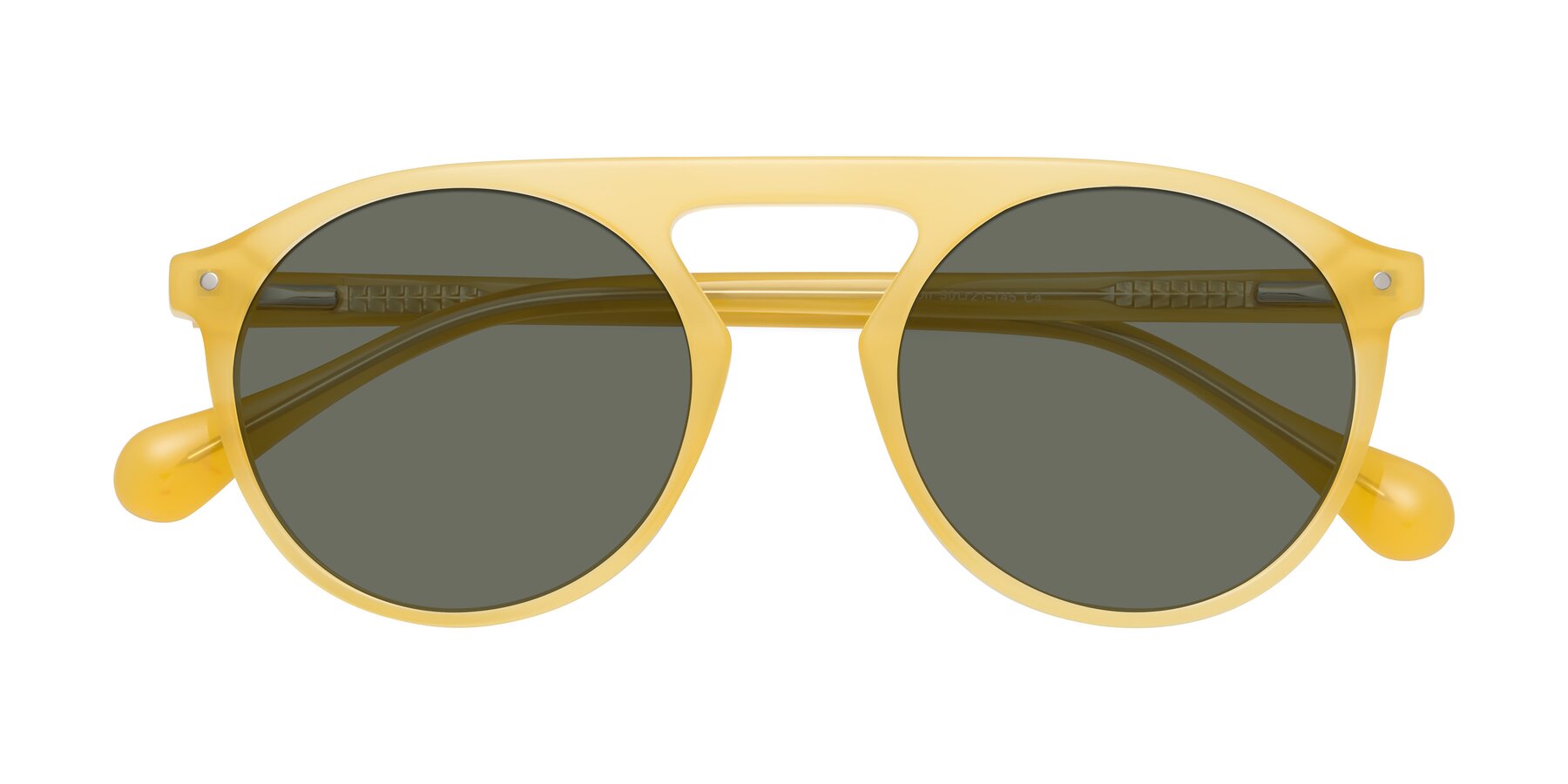 Folded Front of Gardon in Honey with Gray Polarized Lenses