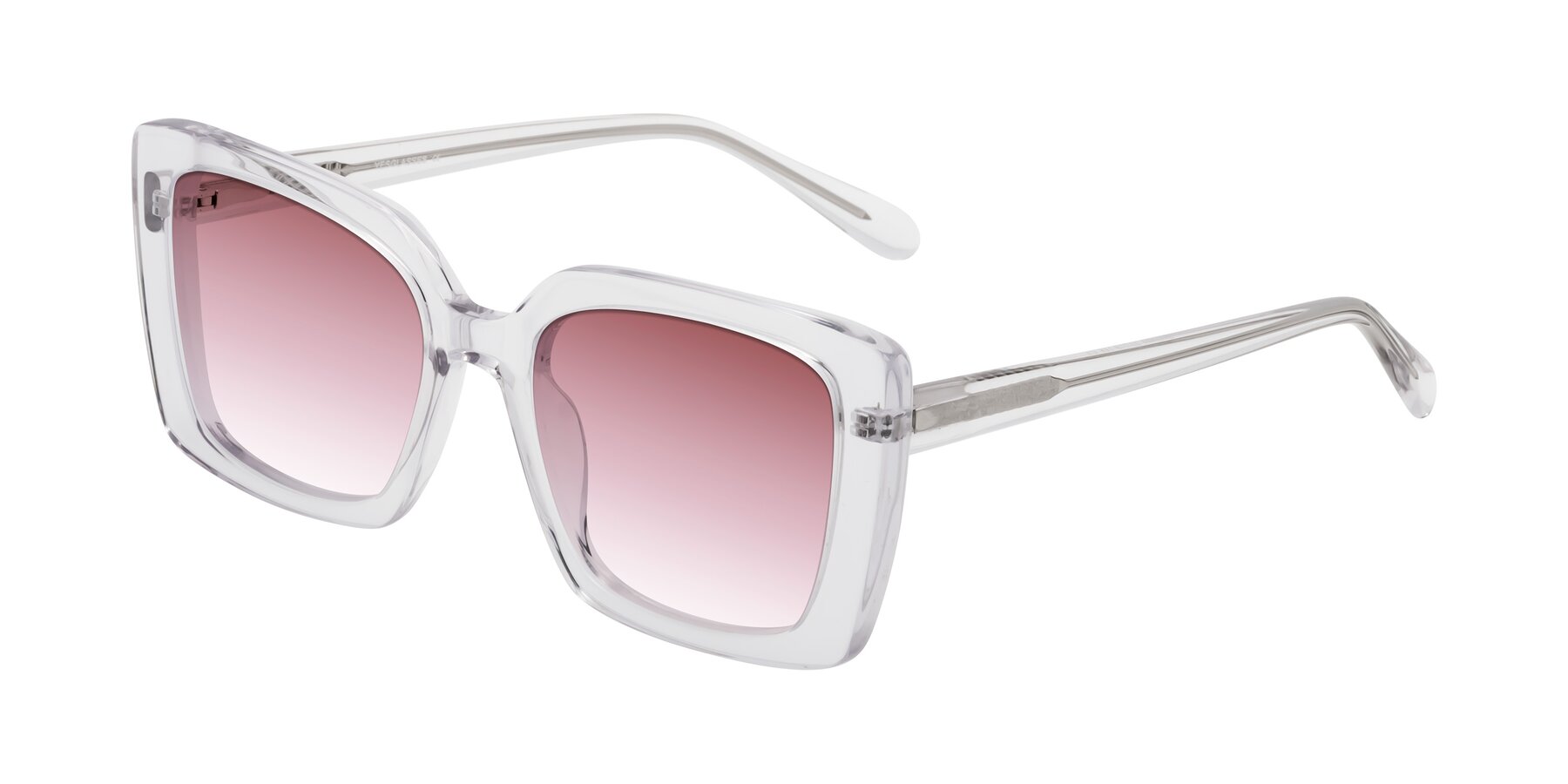 Angle of Godness in Clear with Garnet Gradient Lenses