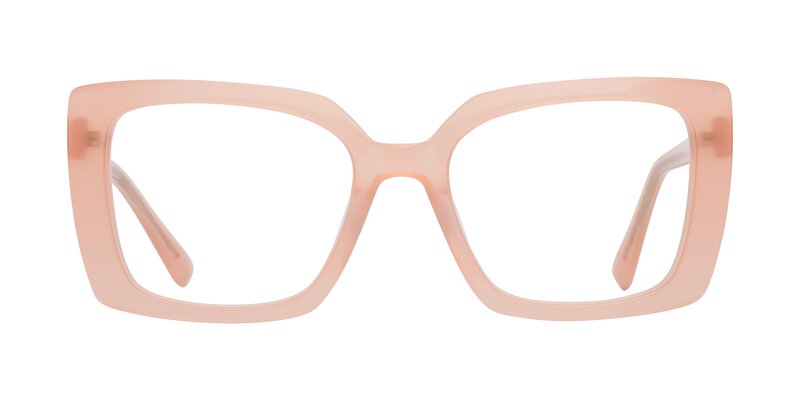 Godness - Coral Pink Eyeglasses