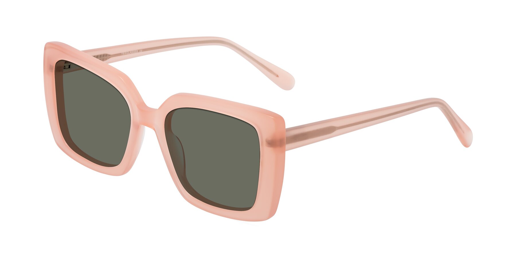 Angle of Godness in Coral Pink with Gray Polarized Lenses