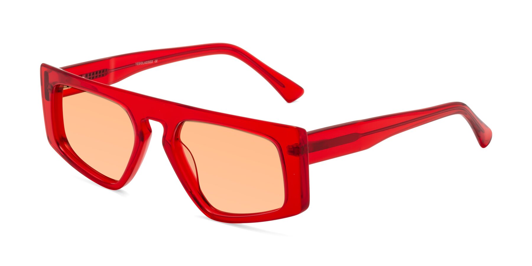 Angle of Shiny in Chilli with Light Orange Tinted Lenses