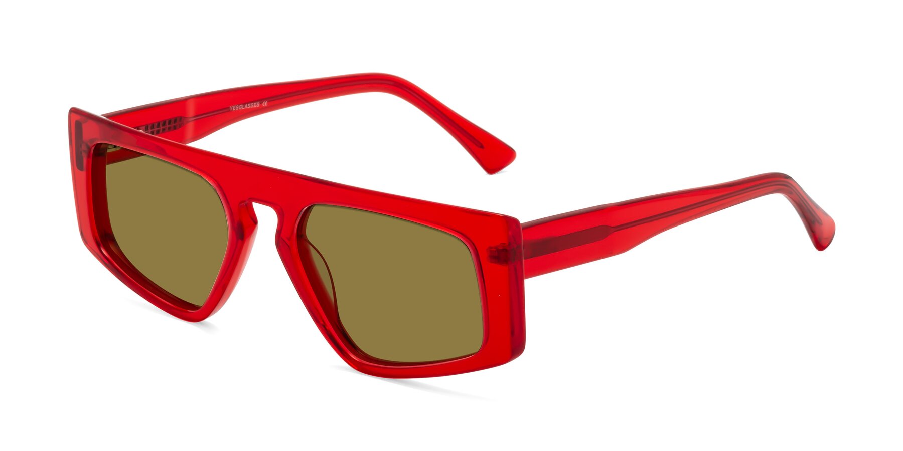 Angle of Shiny in Chilli with Brown Polarized Lenses