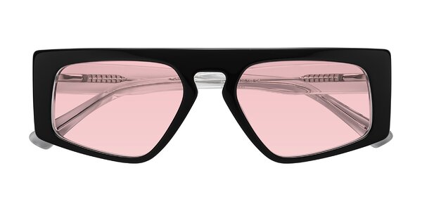Front of Shiny in Black/Clear