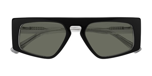 Front of Shiny in Black/Clear