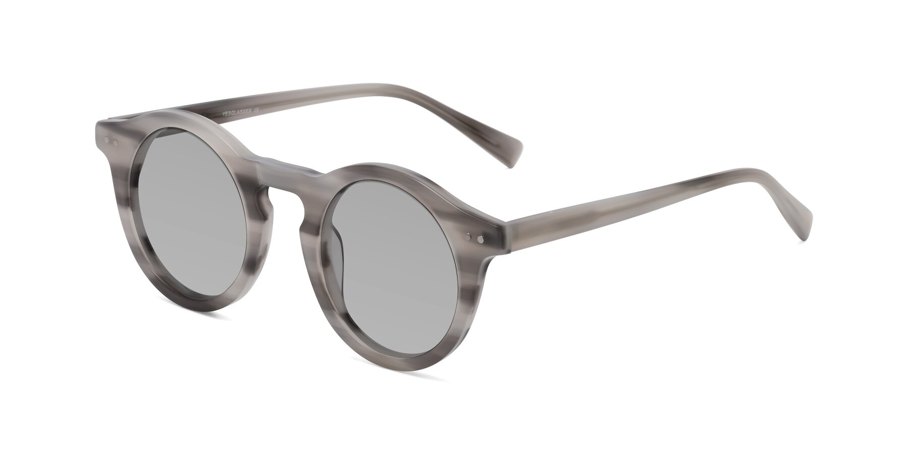 Angle of Baybe in Gray Striped with Light Gray Tinted Lenses