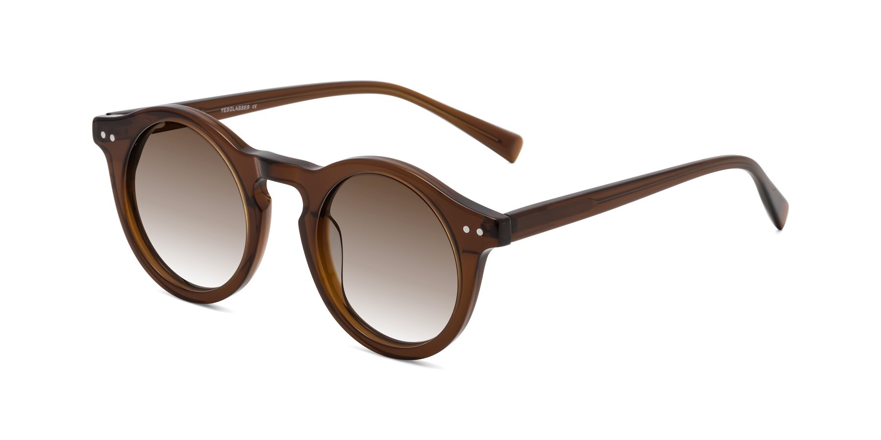 Angle of Baybe in Brown with Brown Gradient Lenses