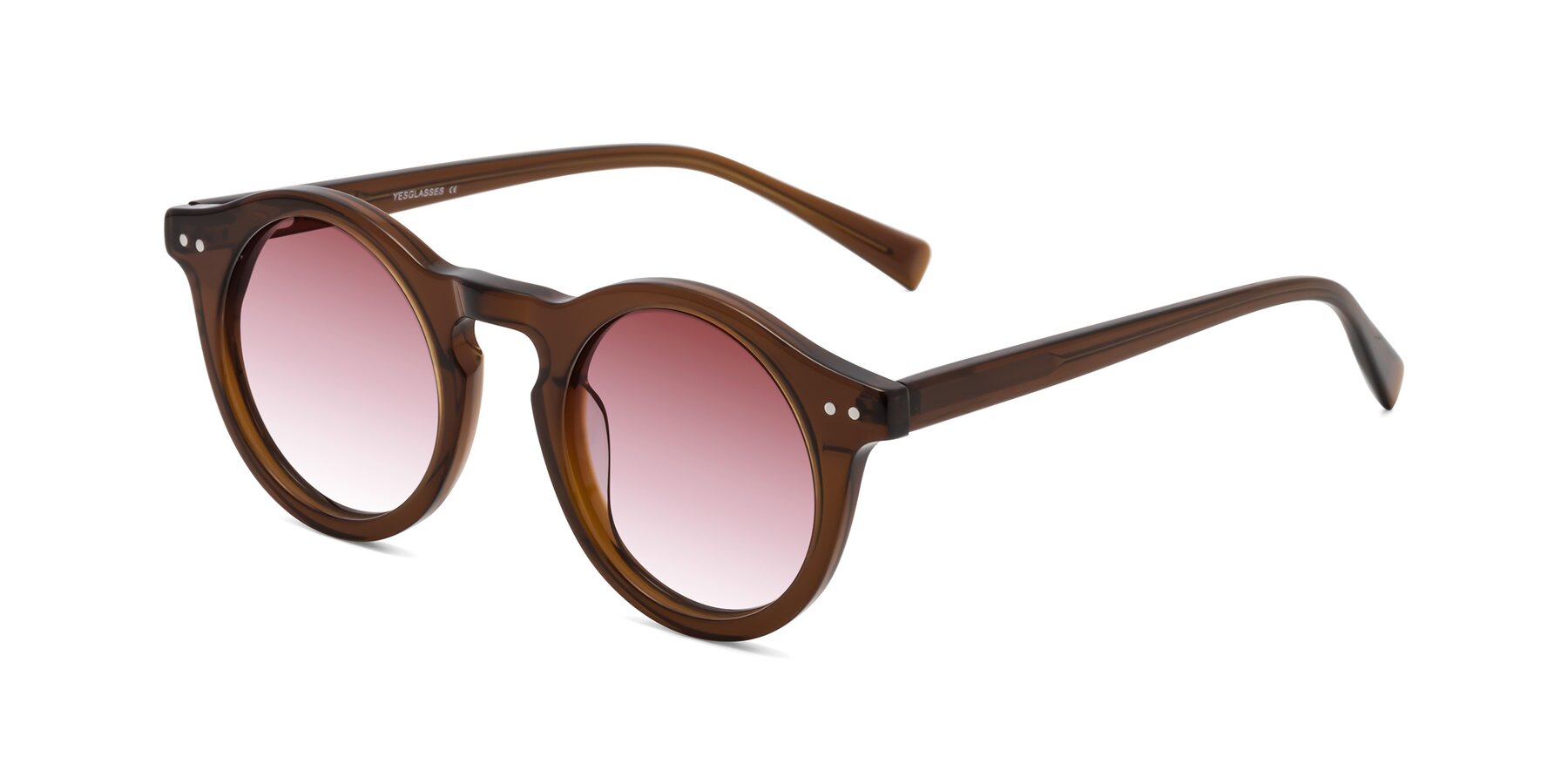 Angle of Baybe in Brown with Garnet Gradient Lenses