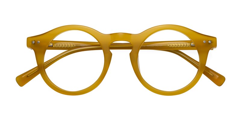 Tod's Yellow Acetate Glasses (Frames)