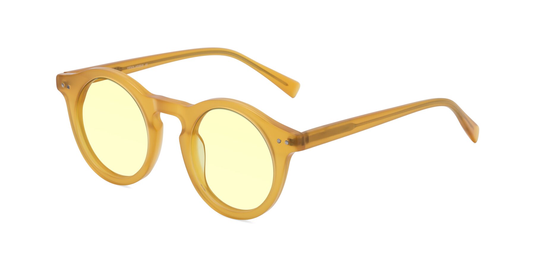 Angle of Baybe in Honey with Light Yellow Tinted Lenses