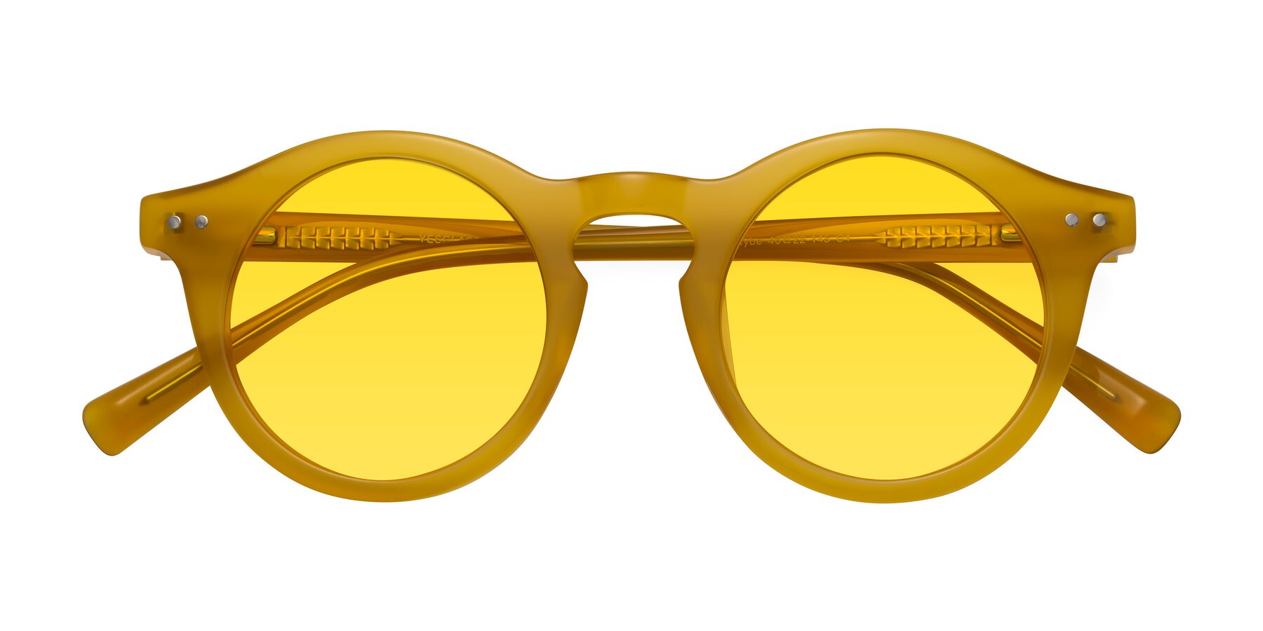 Folded Front of Baybe in Honey with Yellow Tinted Lenses