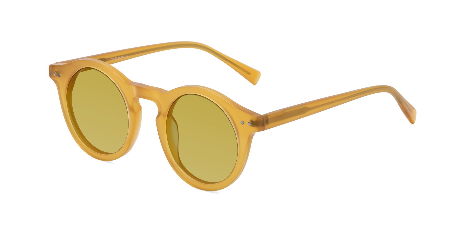 Angle of Baybe in Honey with Champagne Tinted Lenses