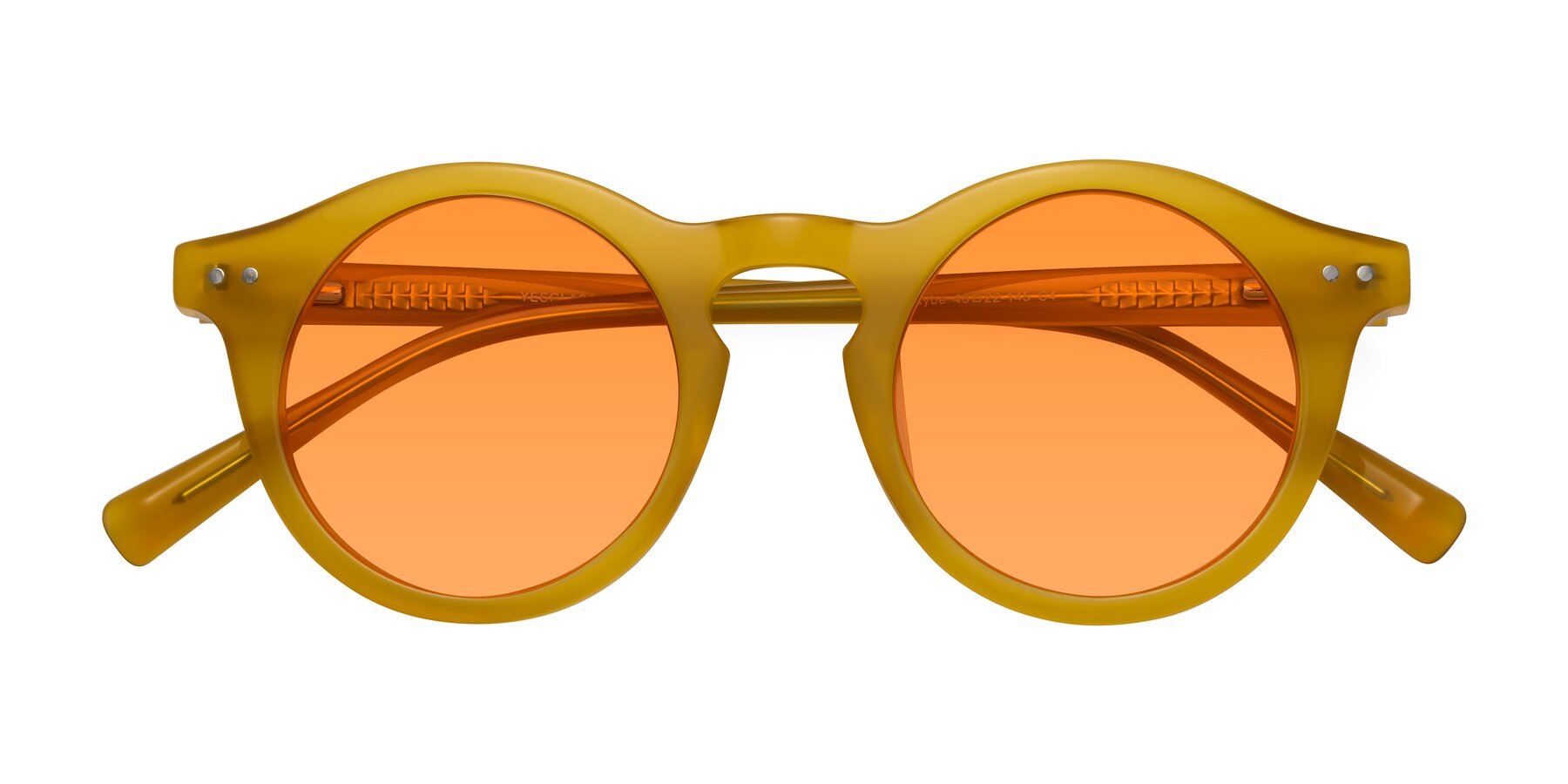 Folded Front of Baybe in Honey with Orange Tinted Lenses