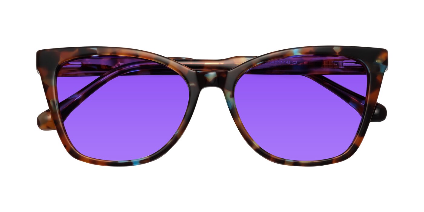 Cool - Floral Tortoise Tinted Sunglasses