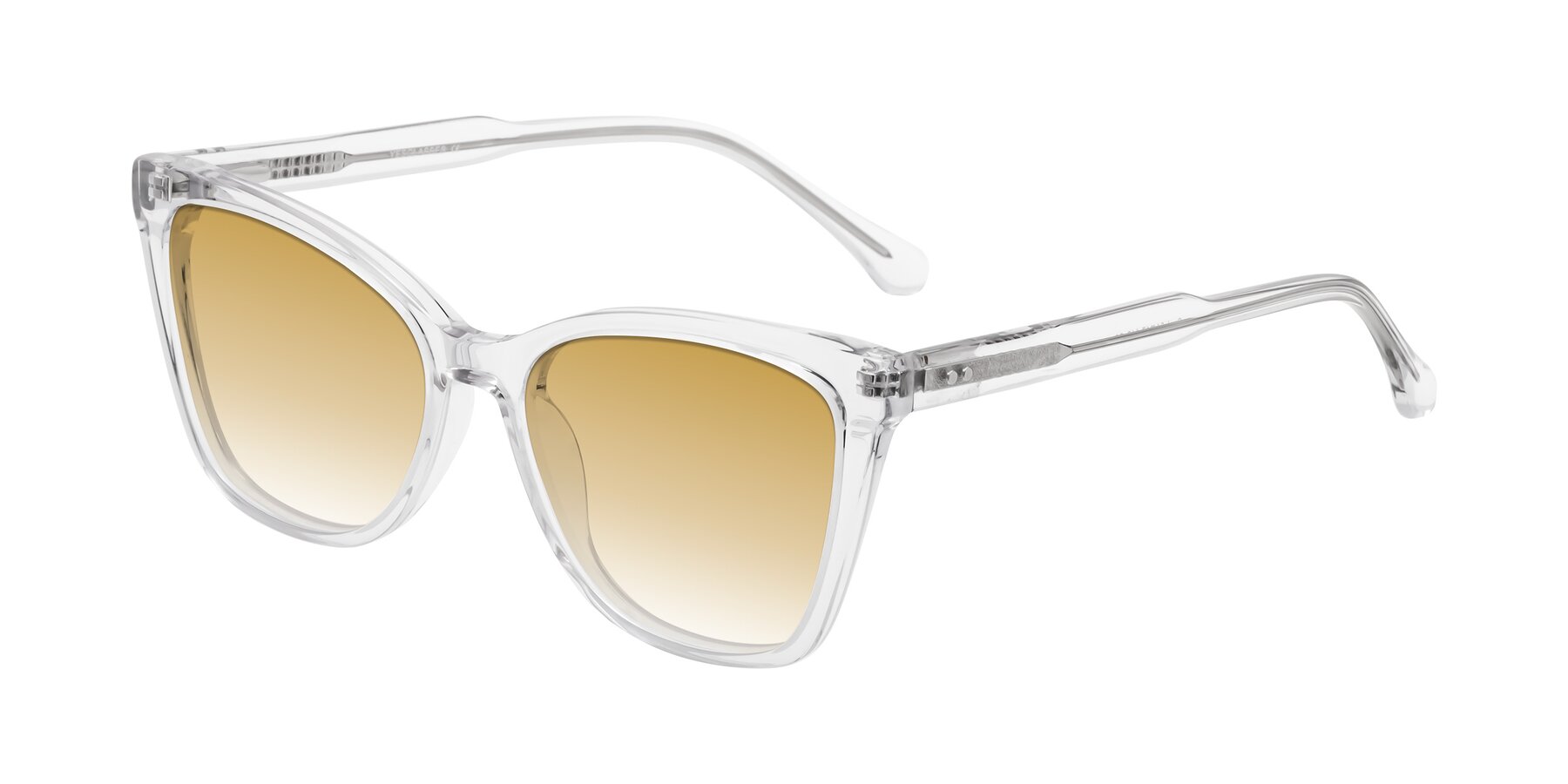 Angle of Cool in Clear with Champagne Gradient Lenses