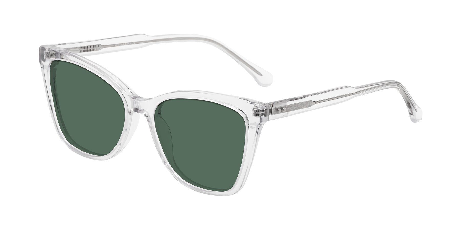 Angle of Cool in Clear with Green Polarized Lenses