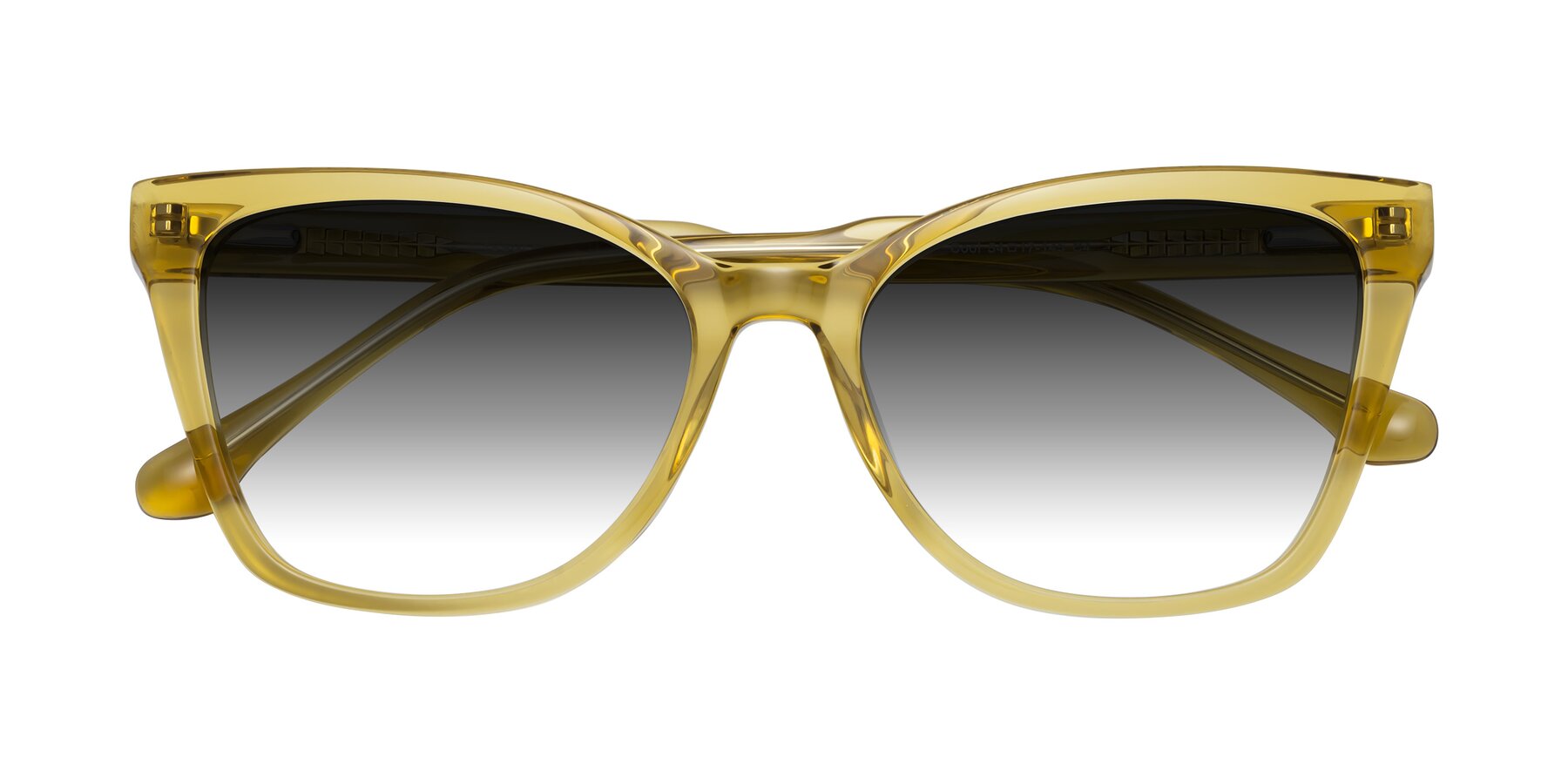 Folded Front of Cool in Champagne with Gray Gradient Lenses