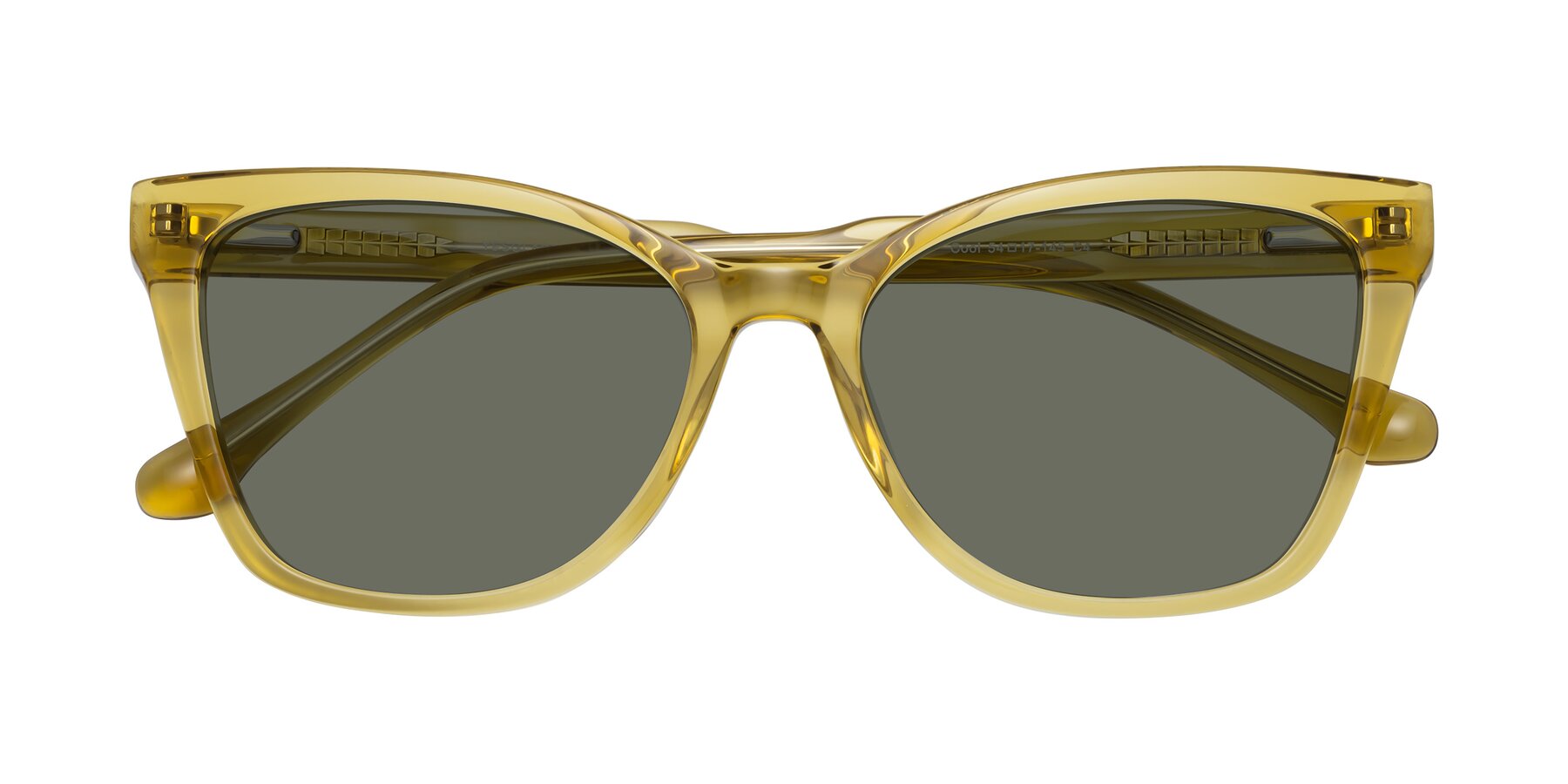 Folded Front of Cool in Champagne with Gray Polarized Lenses