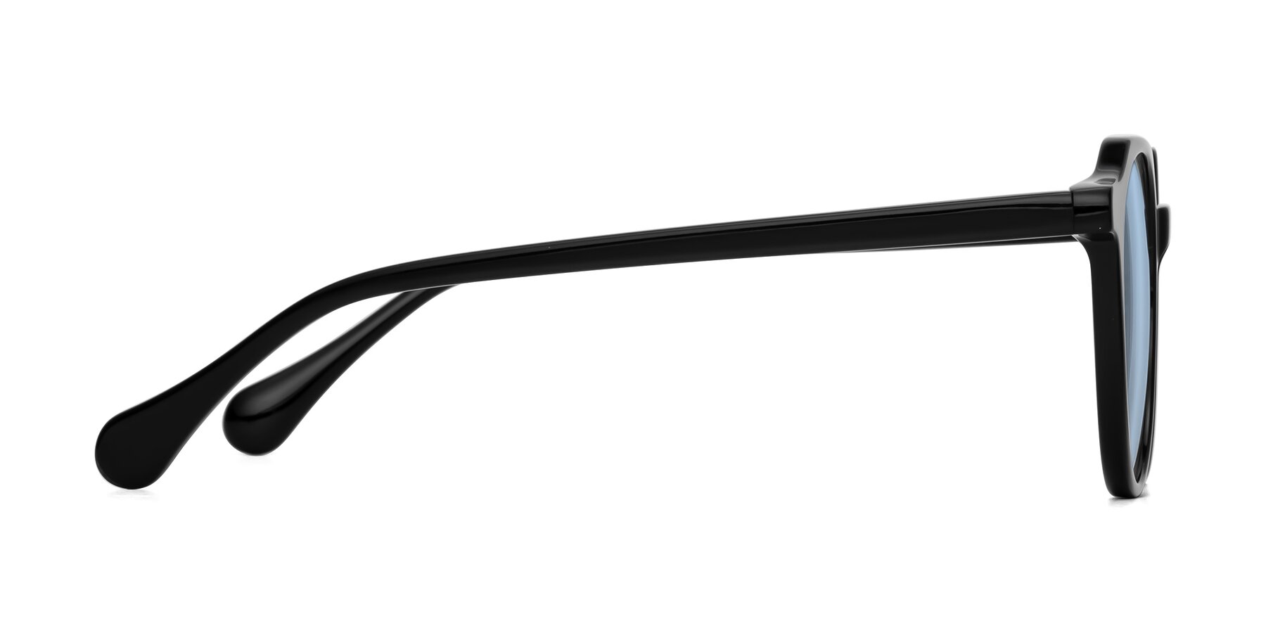 Side of Payper in Black with Light Blue Tinted Lenses