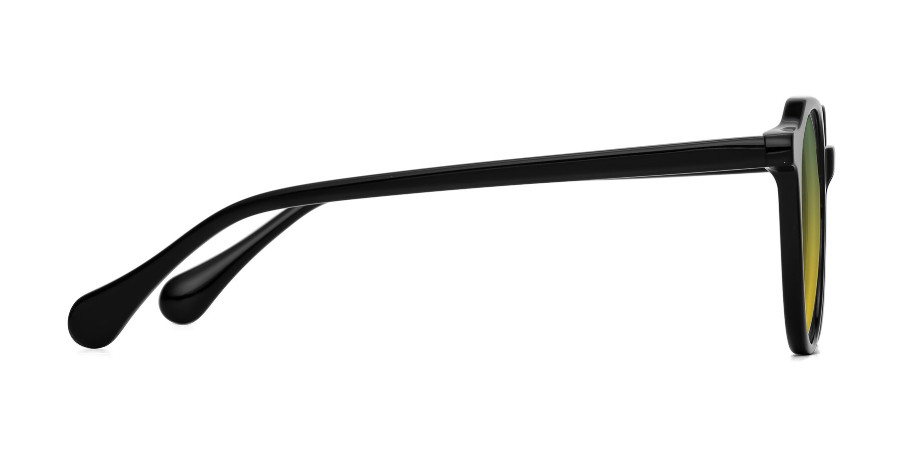 Side of Payper in Black with Green / Yellow Gradient Lenses