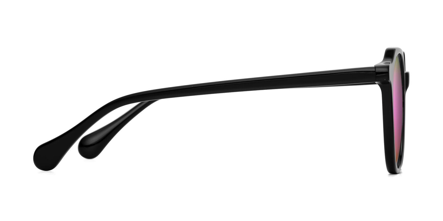 Side of Payper in Black with Pink Mirrored Lenses