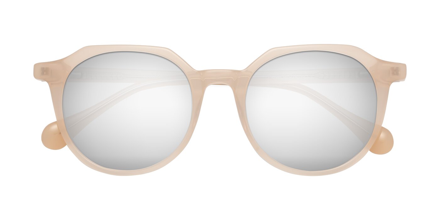 Payper - Pale Pink Flash Mirrored Sunglasses