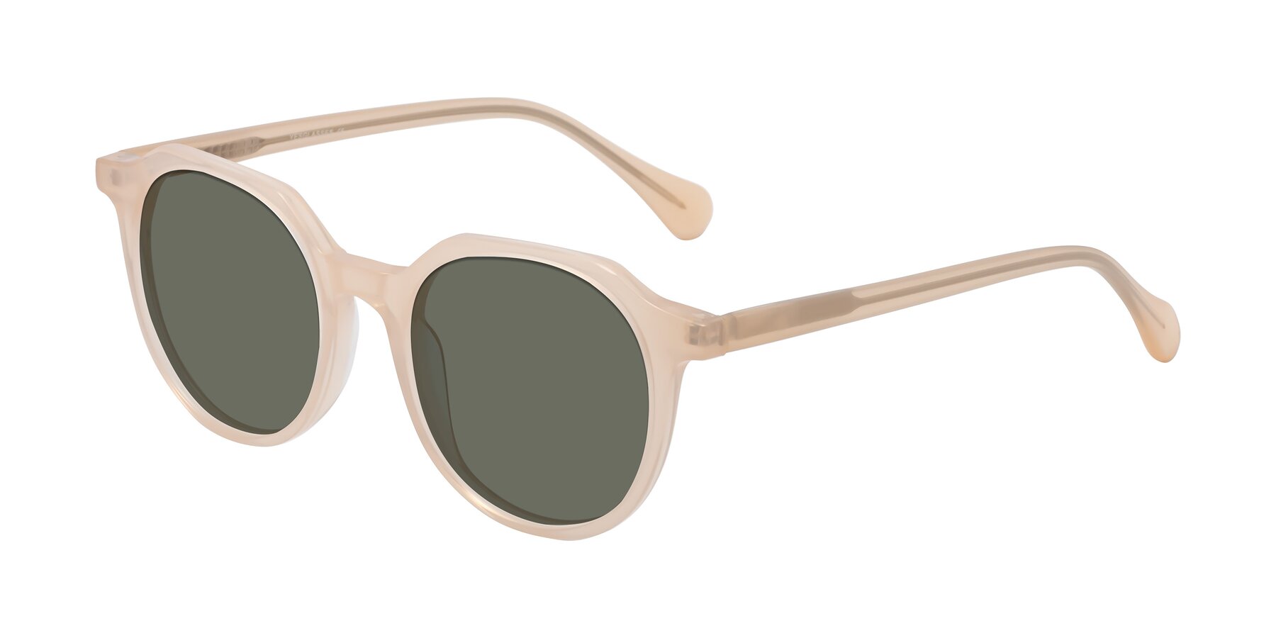 Angle of Payper in Pale Pink with Gray Polarized Lenses